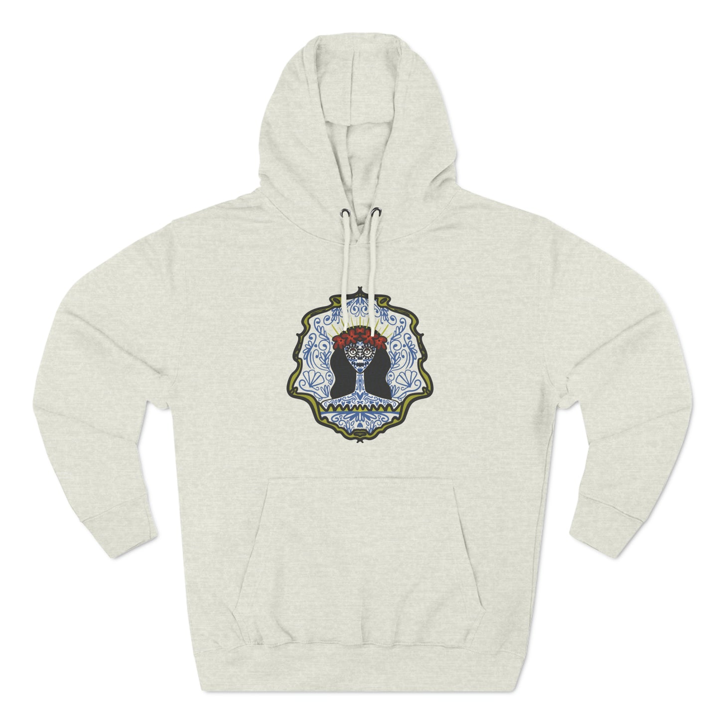 Catrina: Blue Queen Hoodie Premium Pullover Hoodie