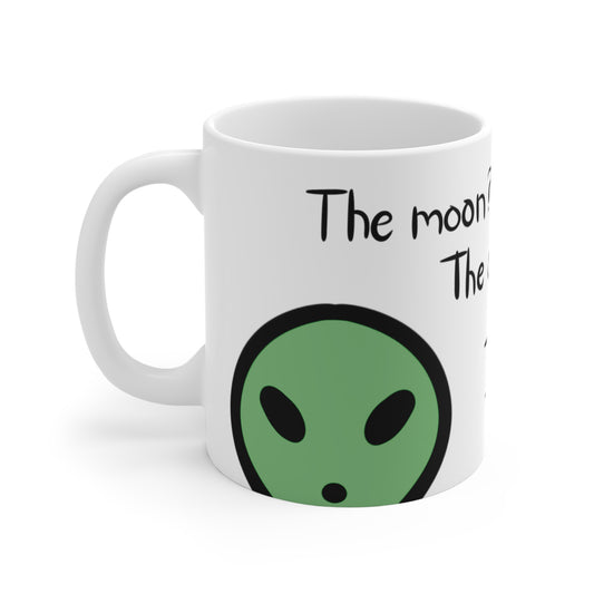 Alien Needs Coffee Mug