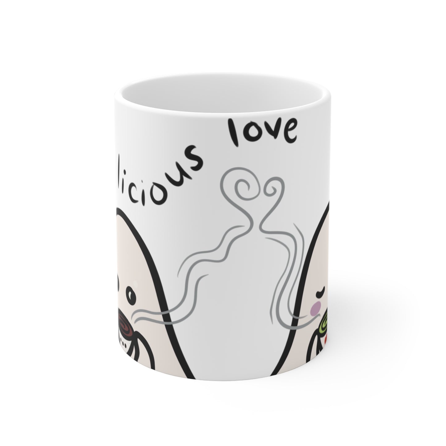 Spooky-licious Love Ghost Couple Halloween Mug