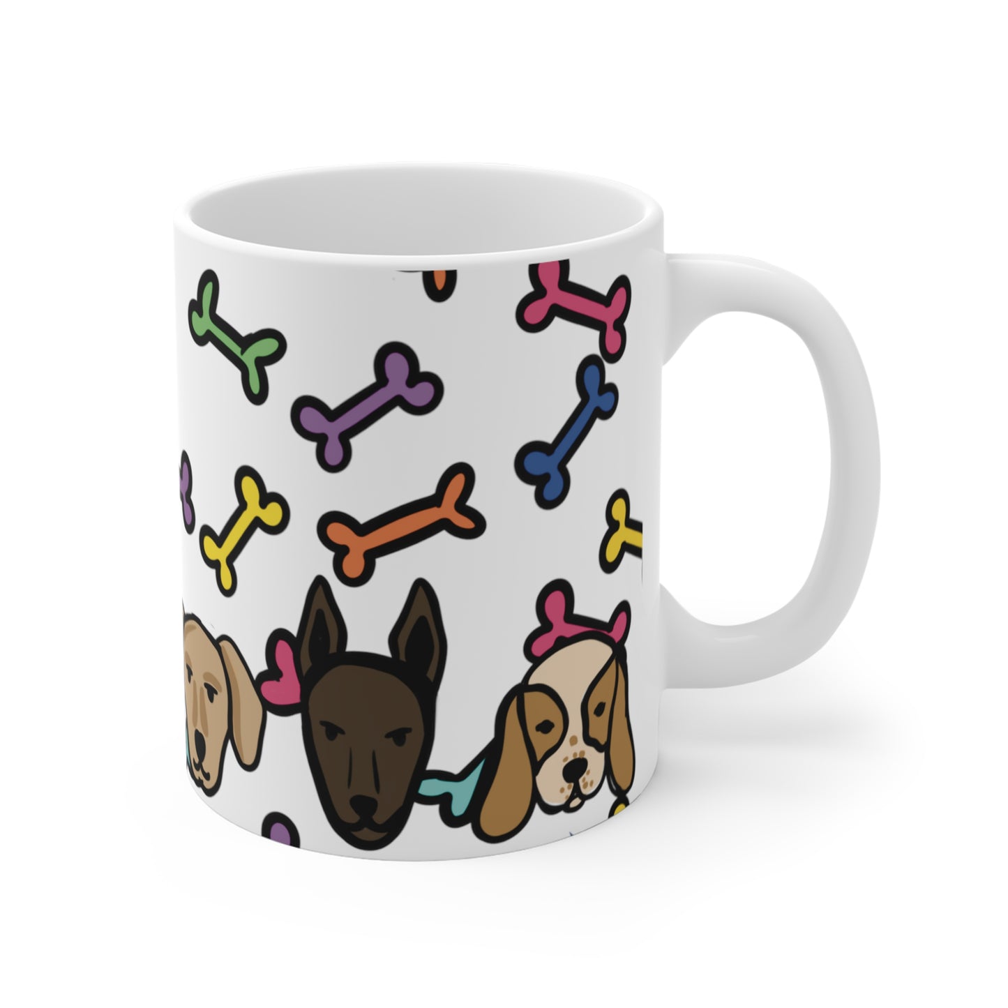 Beloved Dog Breeds & Bones Mug