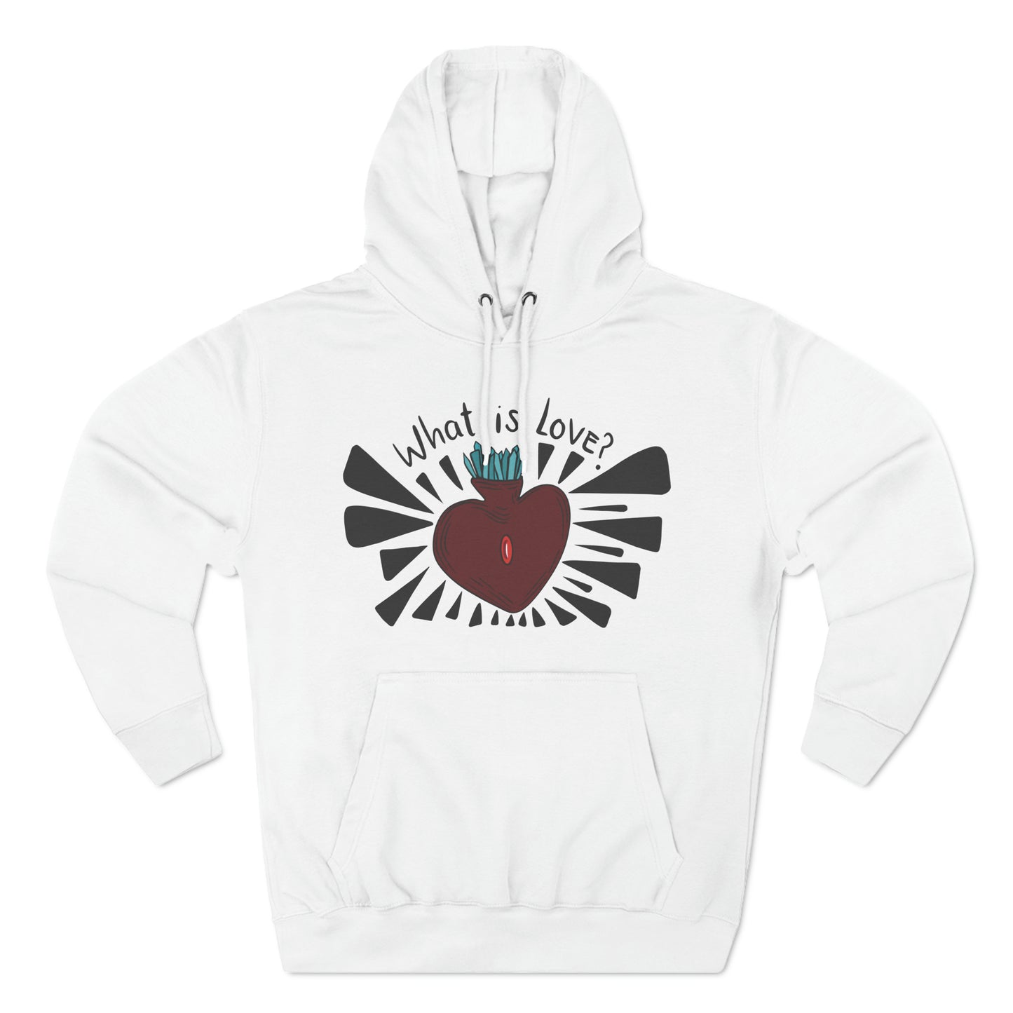 What is Love? Premium Pullover Hoodie