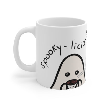 Spooky-licious Love Ghost Couple Halloween Mug