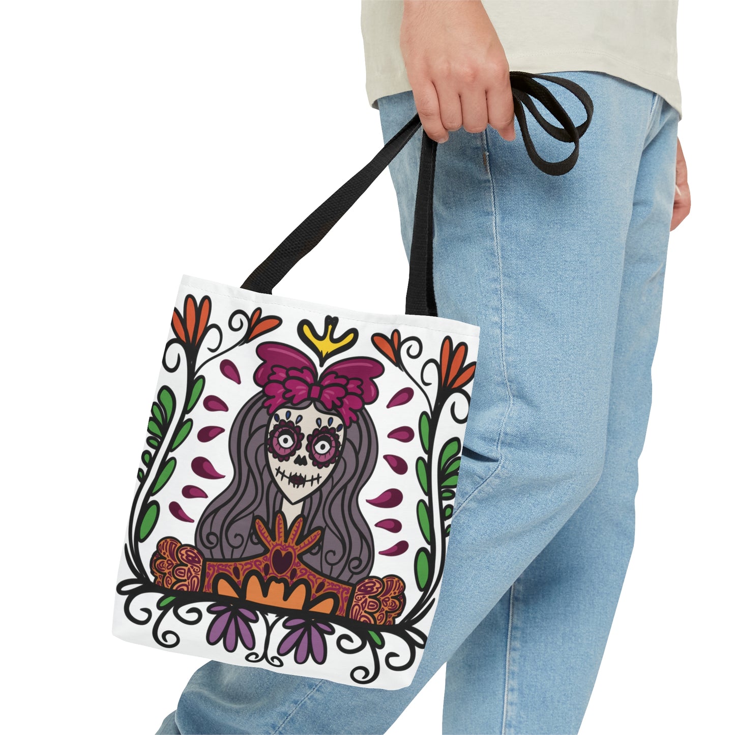 Catrina & Flowers Tote Bag