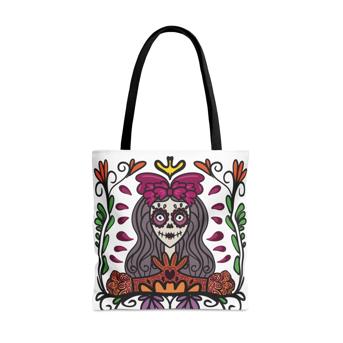 Catrina & Flowers Tote Bag